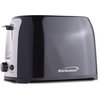 Brentwood Appliances 2 Slice Cool Touch Toaster, Wide Slot-BLACK TS292B
